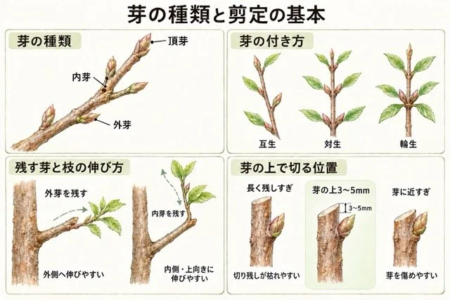 内芽と外芽