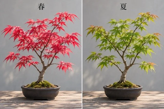 紅葉と逆！赤い葉が緑になる「出猩々（デショウジョウ）」の不思議｜春の芽吹きと葉色が変わる仕組み