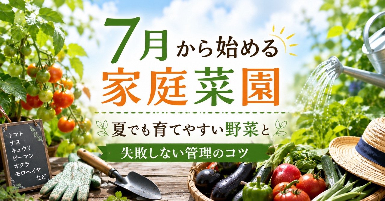 7月家庭菜園