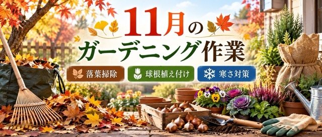 11月のガーデニング作業
