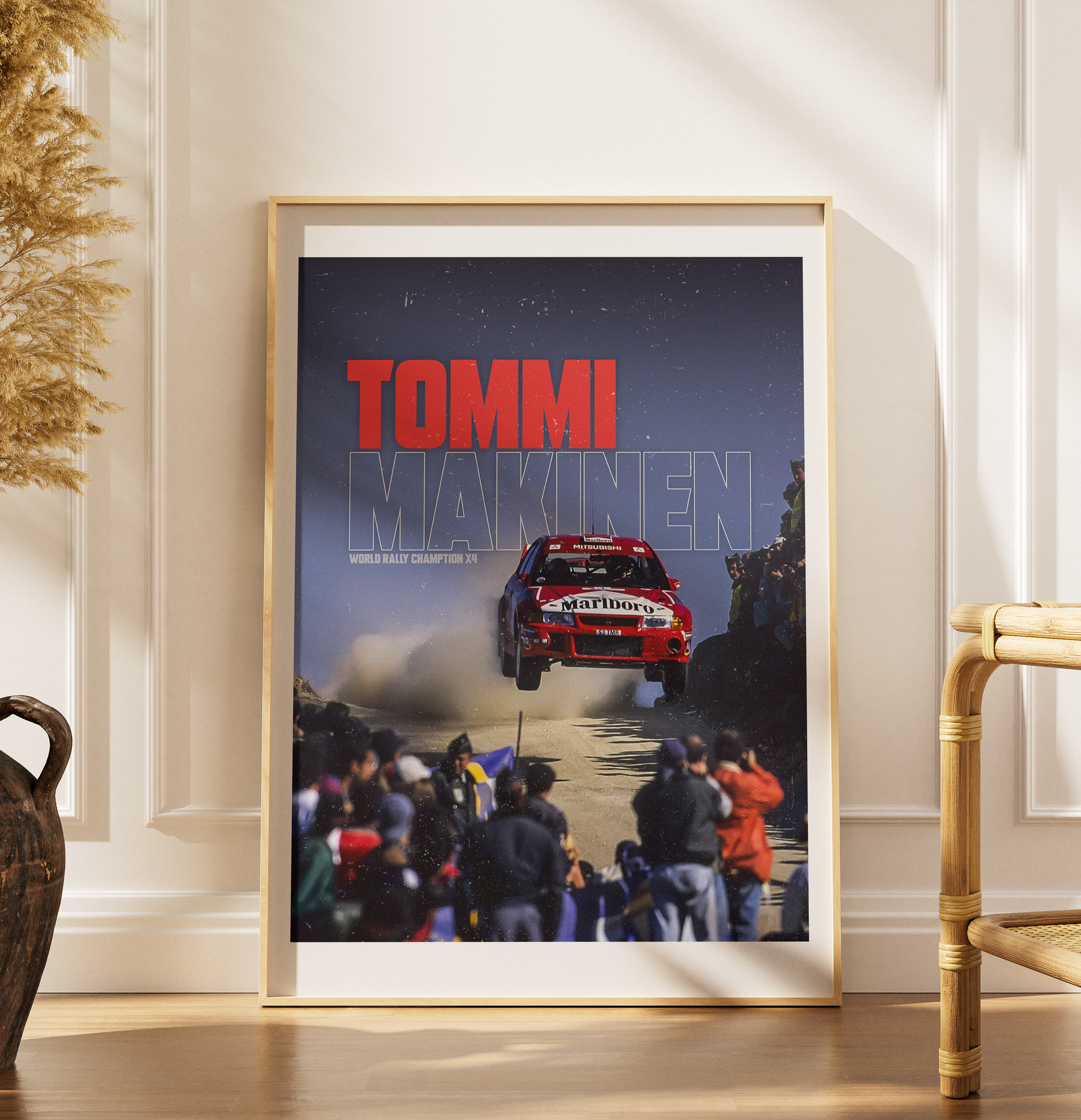 Tommi Mäkinen Rally Poster | Motorsport Wall Art | Racing Print Digital Download