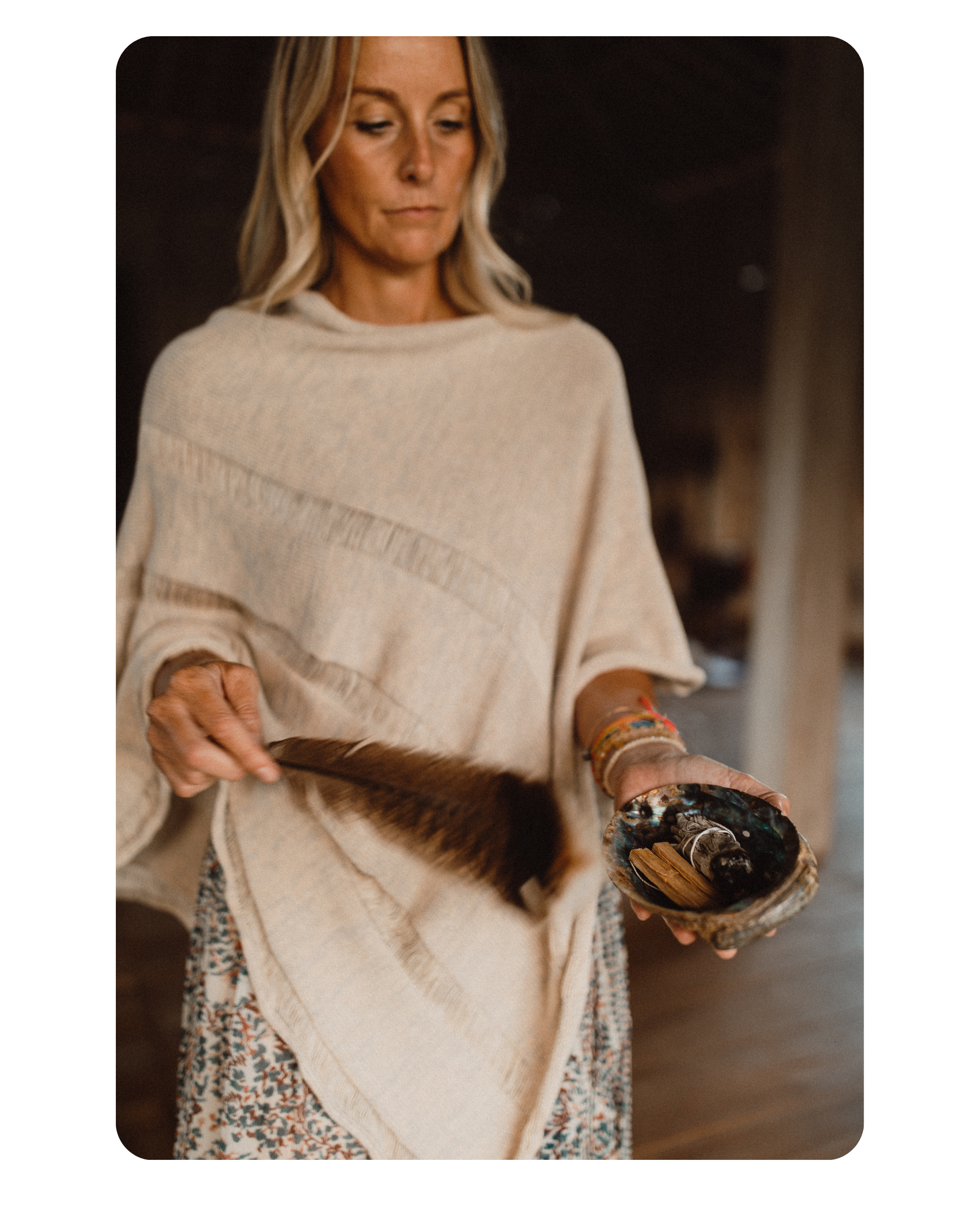 Found Turkey Feather Purification