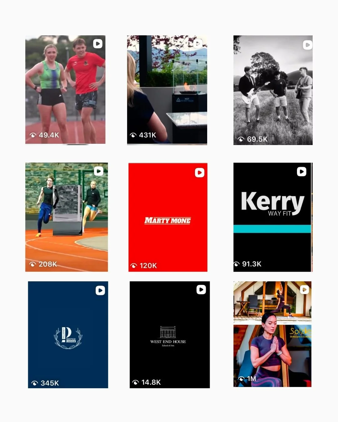 A review of instagram performance results of businesses for Photography and design by Molly has worked with
