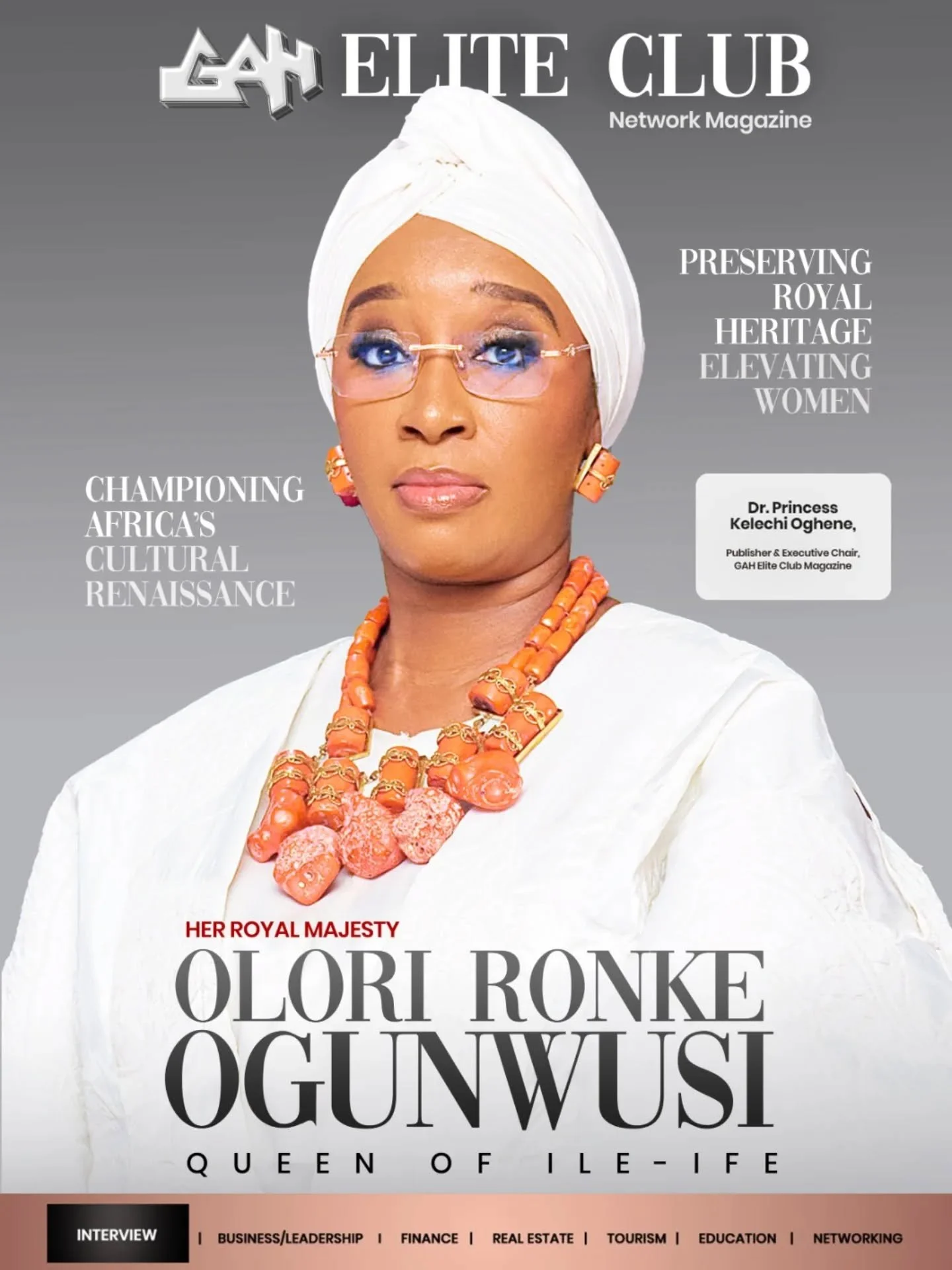 Explore the inspiring journey of Her Royal Majesty Olori Ronke Ogunwusi in this special feature. Discover her dedication to preserving royal heritage, empowering women, and uplifting cultural traditions. 

Read more via the link in bio.

#Oloriaderon