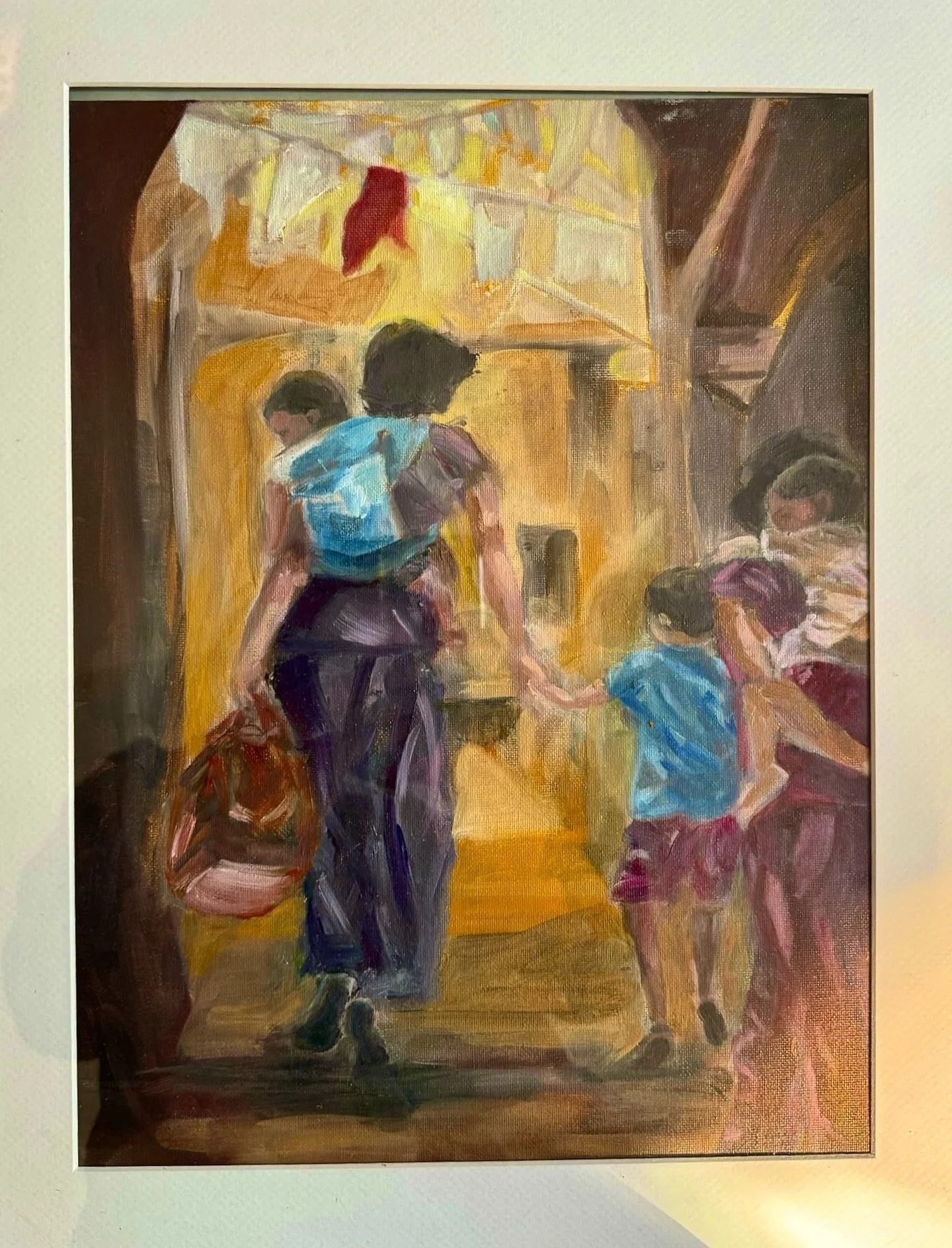 Oil on canvas board A4
#oilpainting #motherandchildpainting #figurativepainting #motherandbabyart