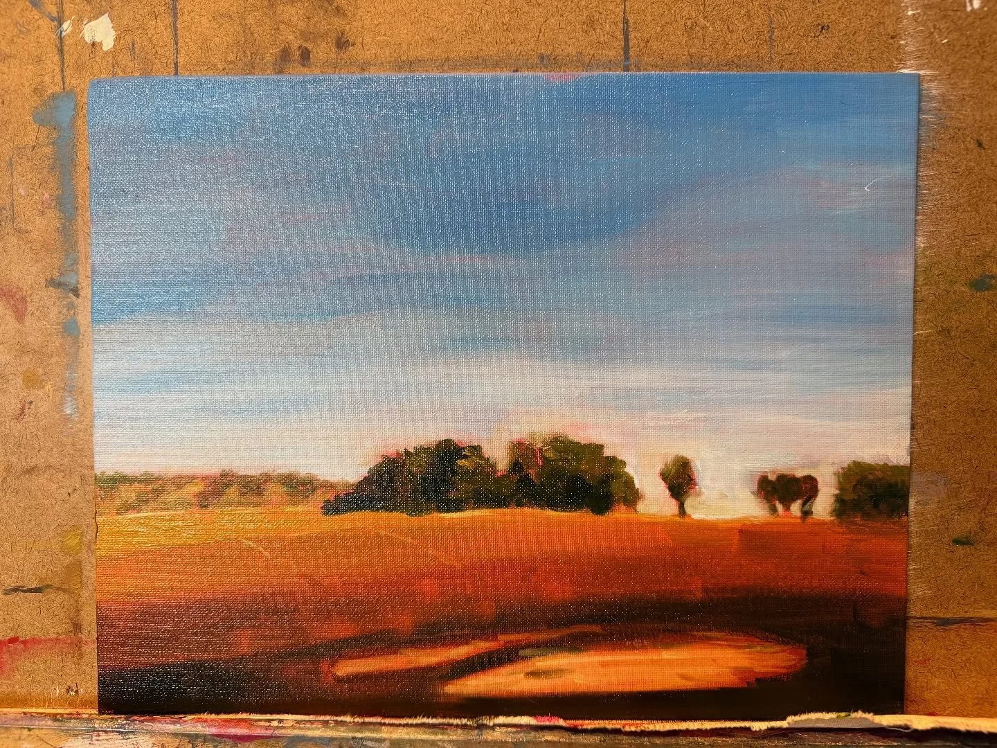 When I feel stuck with my artwork - I paint still lives and landscapes as a way of escape from thinking and it brings me so much joy. 

I&rsquo;ve been taking a lot of photos of my walks and have decided to bang out as many as I can today as a form o