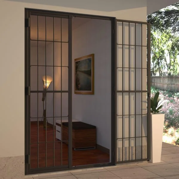 Inferiata moderna in ferro battuto realizzato da BIM Cancelli e Ringhiere a Verona