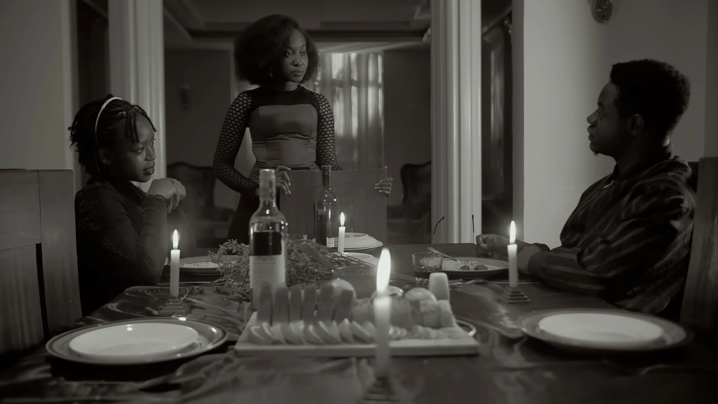 Performers captured mid-scene in a BTS photo submitted to Mini Movie Marathon Vol.3.
