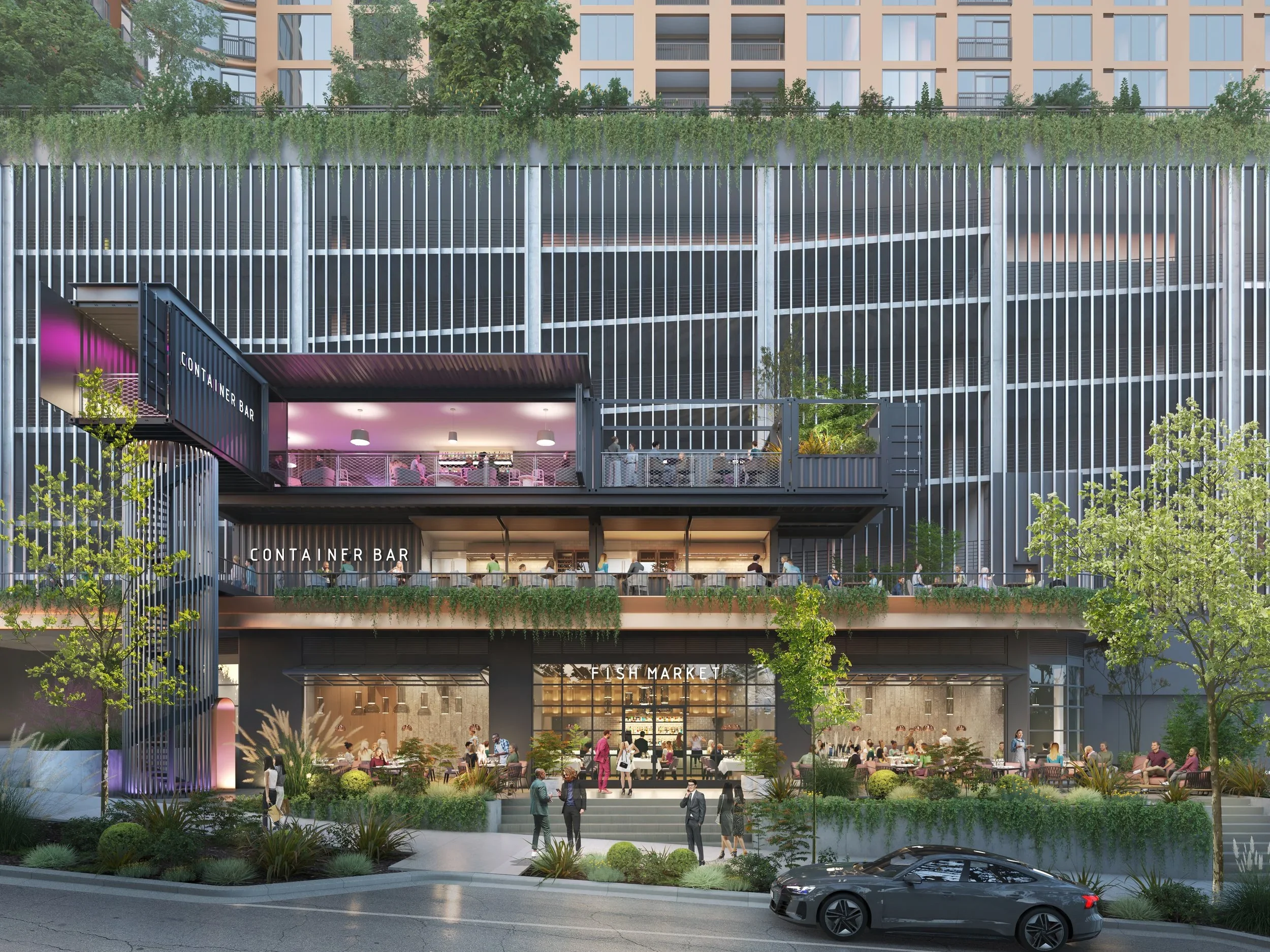 Atlanta Shipping Container Bar Concept