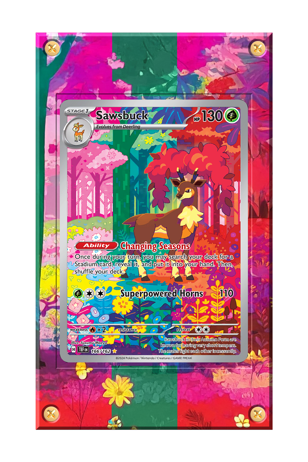 sv5-166 - Pokemon - Sawsbuck - 166_162 - SV05 Temporal Forces Card.png