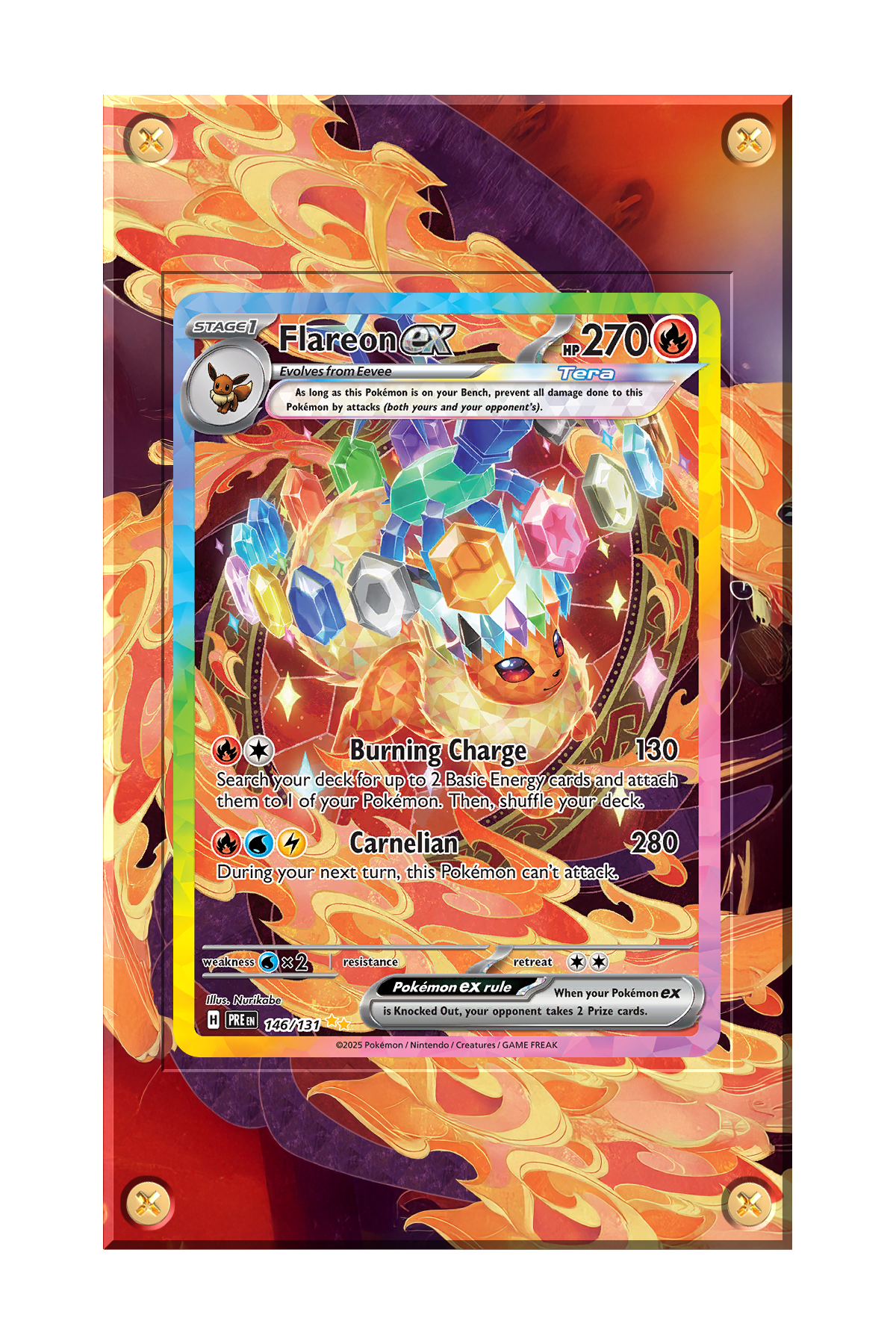 sv8pt5-146 - Pokemon - Flareon ex - Prismatic Evolutions Card.png