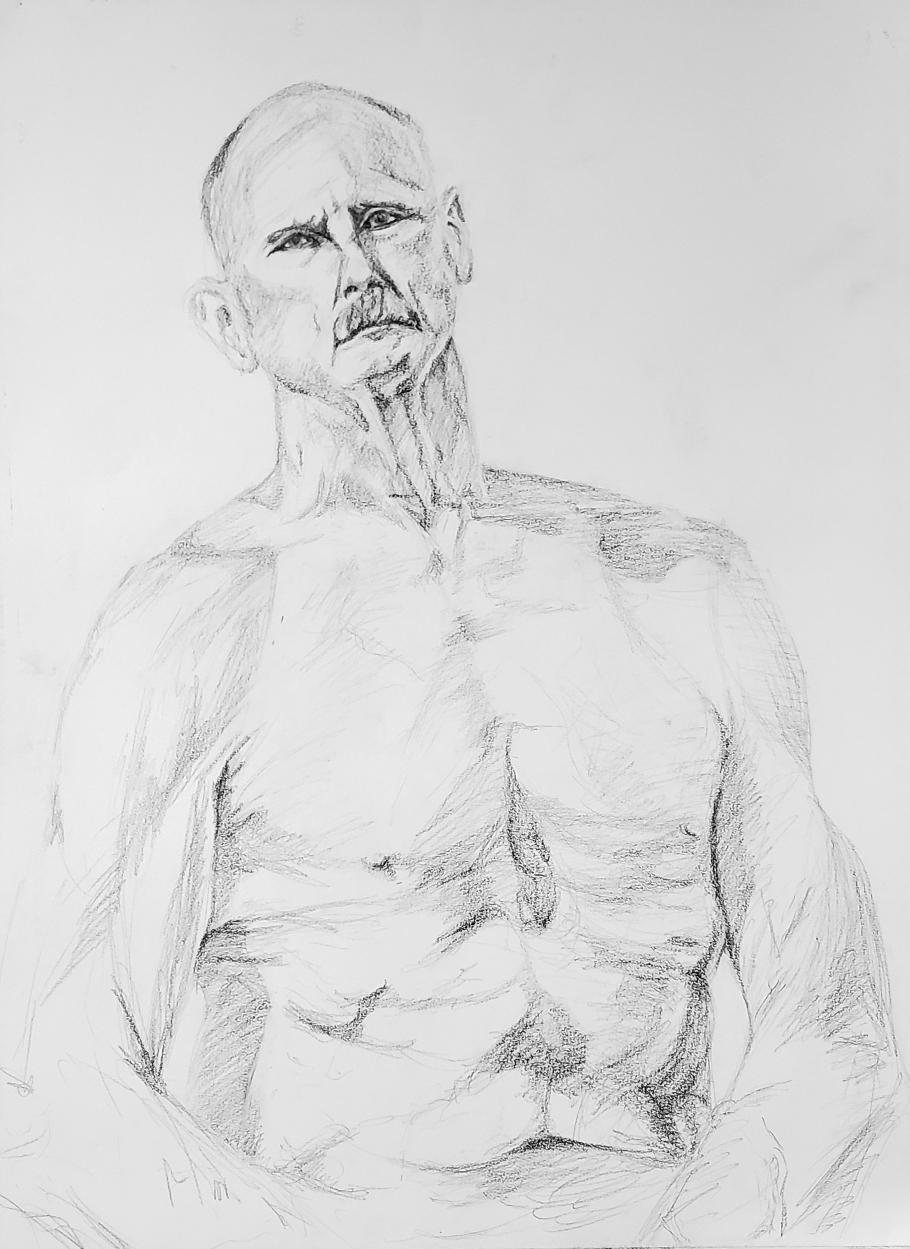 Unknown Model - 18x24 Pencil On Paper 2015.jpg
