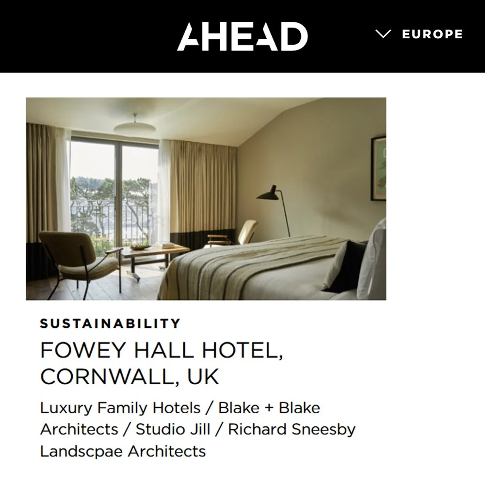 Fowey Hall | AHEAD Awards | Nov 2025