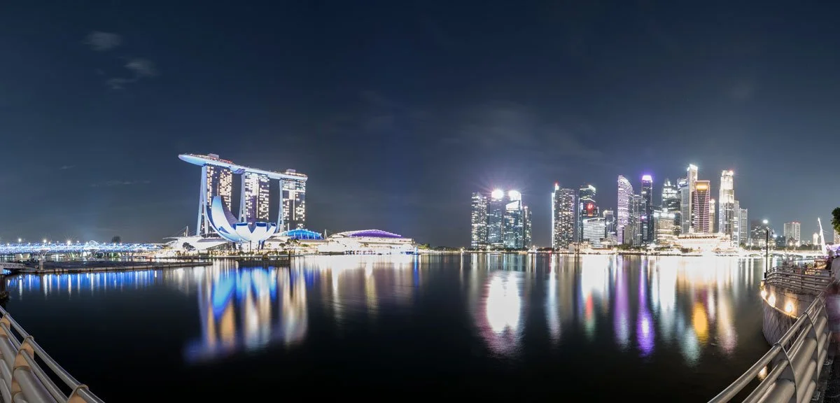 Marina Bay Panorama by night