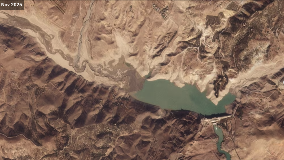 De dorstige dammen van Iran