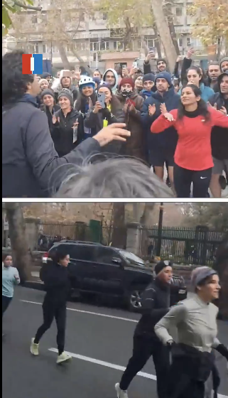 Straatviering in Teheran ter verwelkoming van Yalda-avond