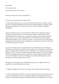 Brief Comite Iran Vrij aan Informateur 