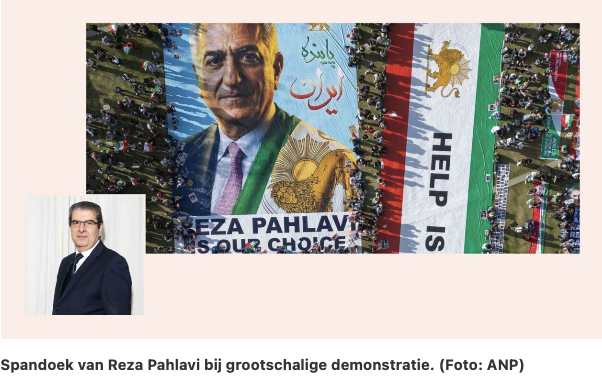 De valse framing vanprotestleider Reza Pahlavidoor Iraanse media