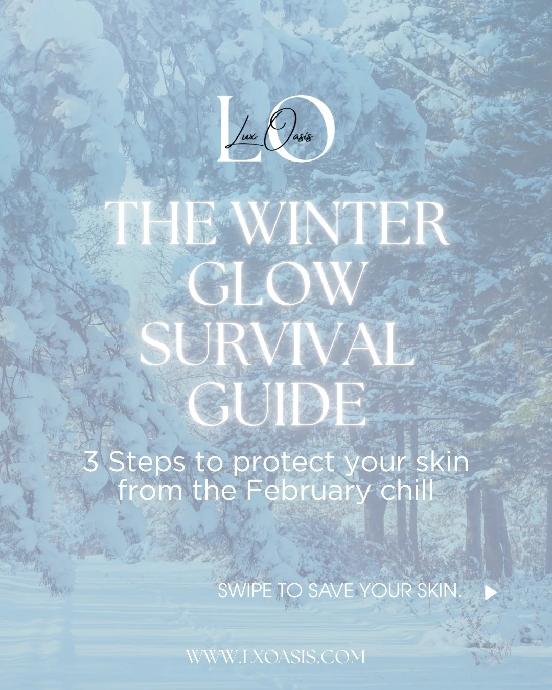 The only February Forecast you need: 

When the temperature drops, your standard routine needs an upgrade to combat the "winter dryness" and seasonal dullness.

Our customers rave at how Lux Oasis provides "long lasting moisture",