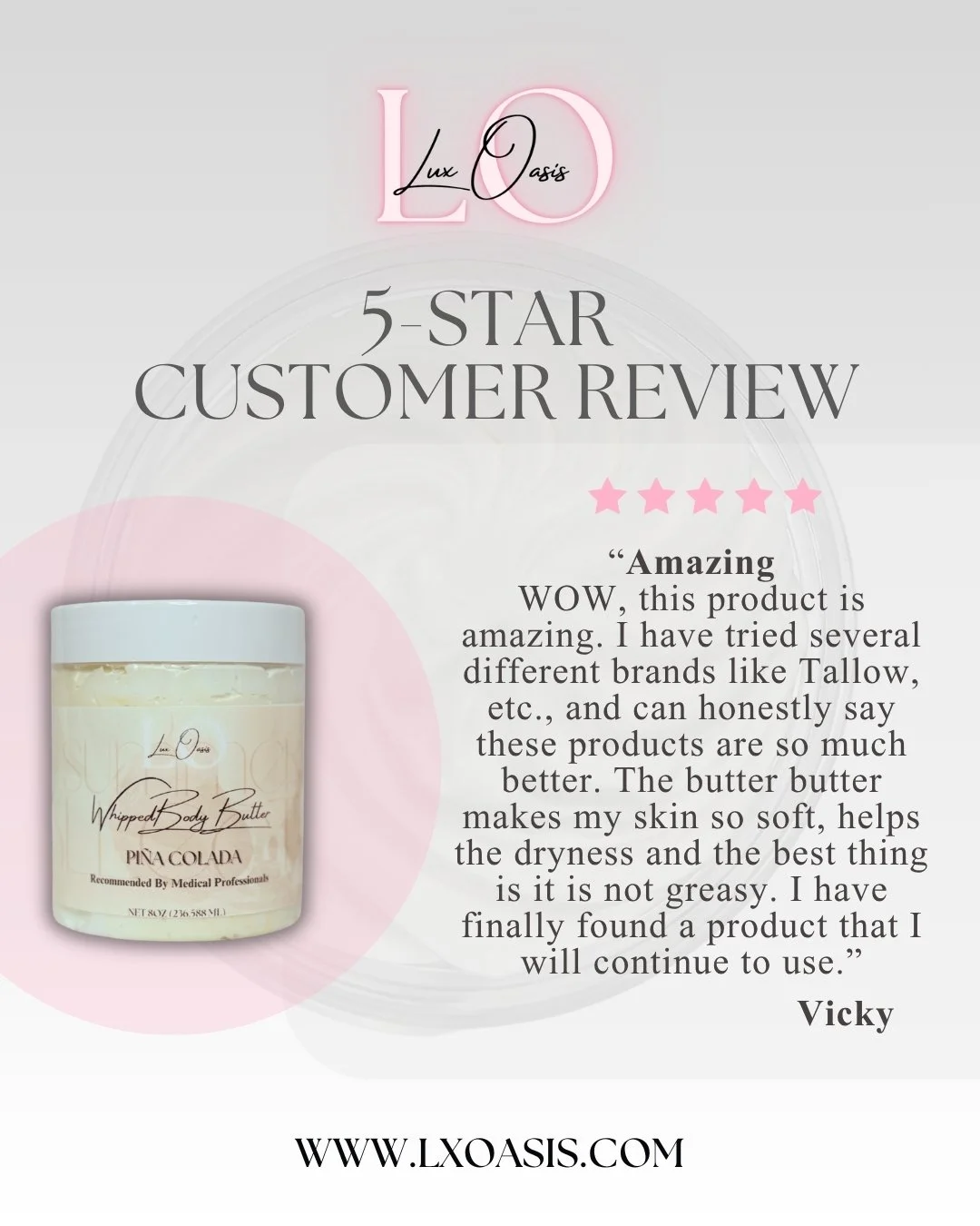 Our #GlowGetters are the best! Grateful for another 5-star review:

&ldquo;Amazing - WOW, this product is amazing. I have tried several different brands like Tallow, etc., and can honestly say these products are so much better. The butter butter make