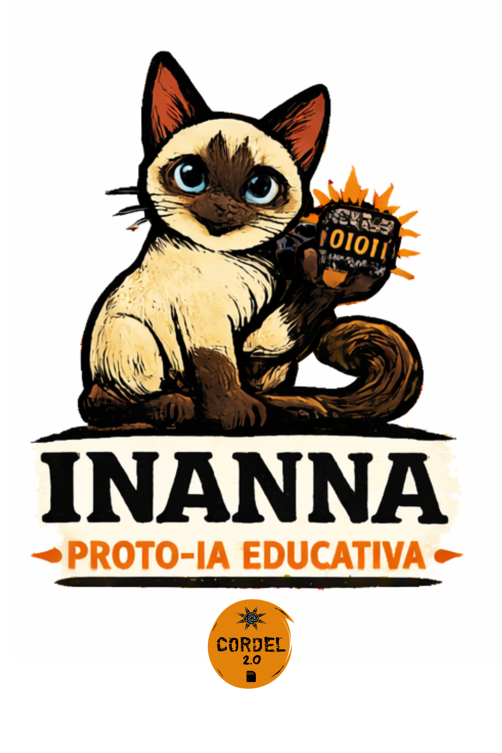 Imagem oficial da Inanna, proto-IA educativa do Cordel 2.0