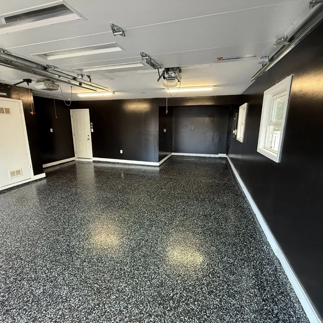 Garage floor coating in Willingboro, NJ by Solid Finish Coatings