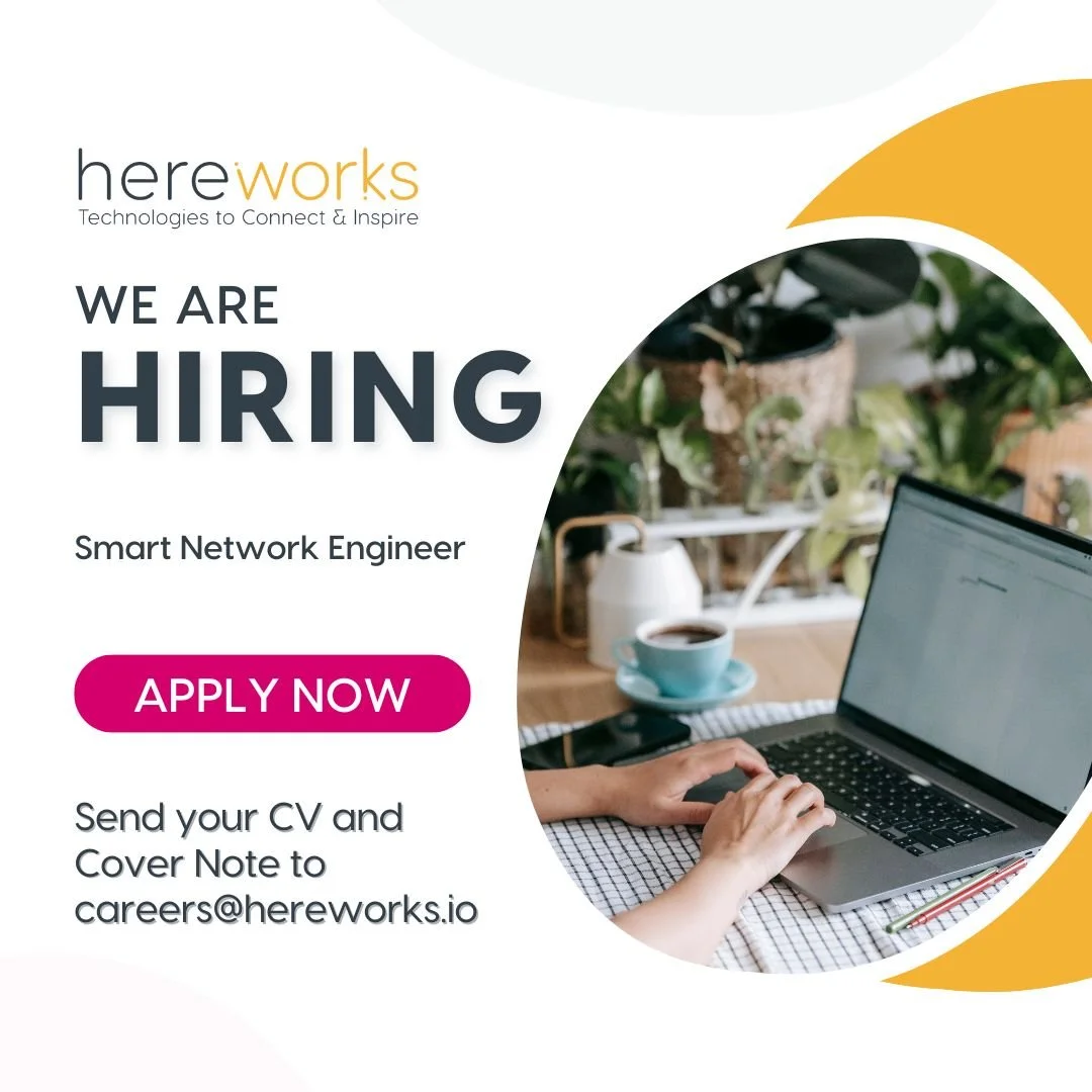 A graphic I created for the purpose of sharing news of open positions across the company's social media platforms.