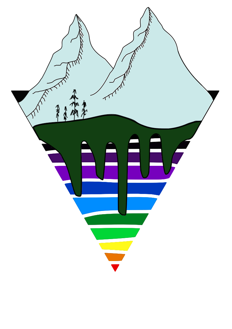 A graphic designed to explore geometric shapes, colours and environmental design.