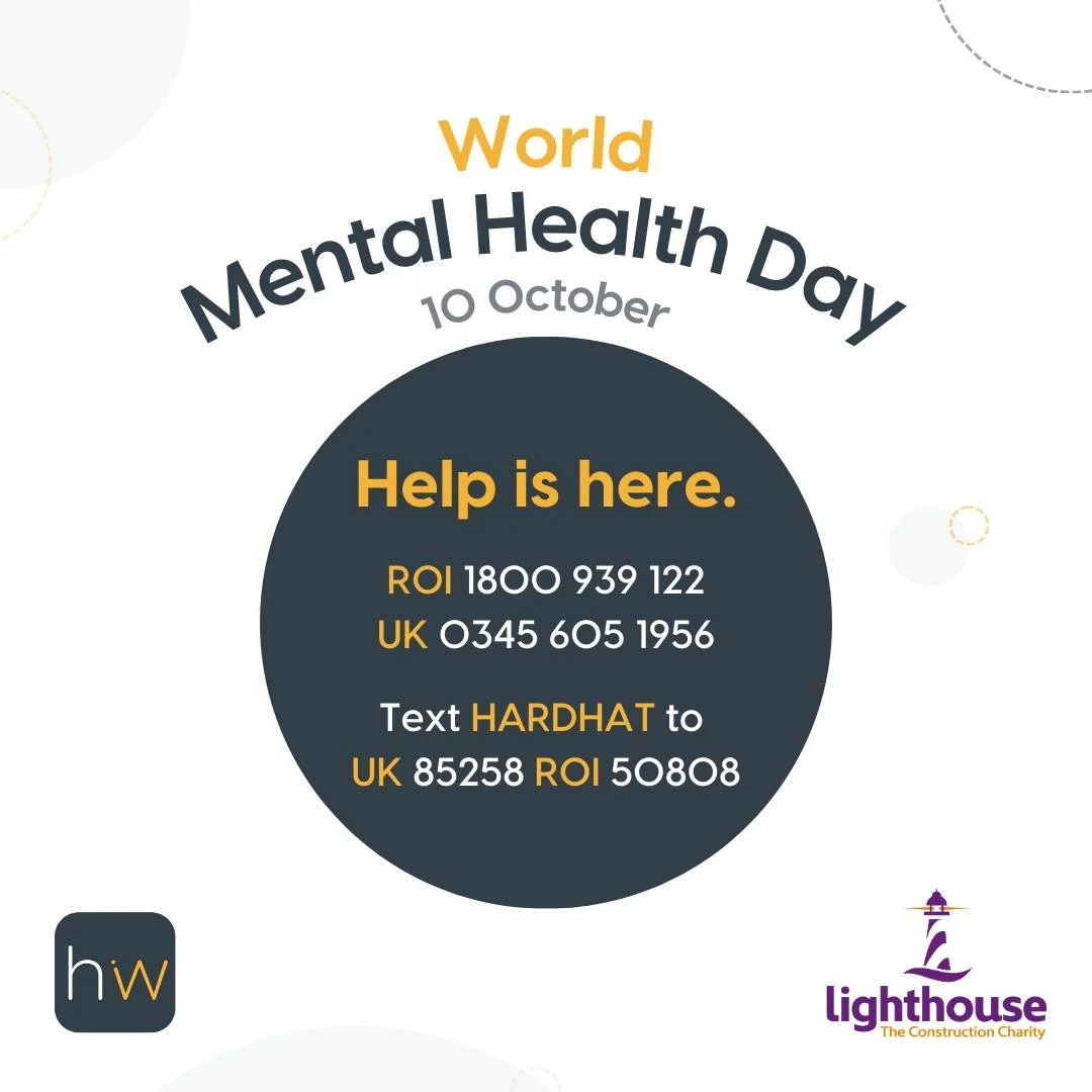 This graphic was designed by me to mark World Mental Health Day on social media.