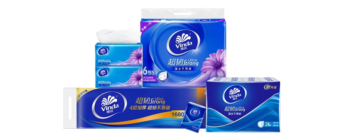 Custom printed tissue packaging solutions for household paper brands