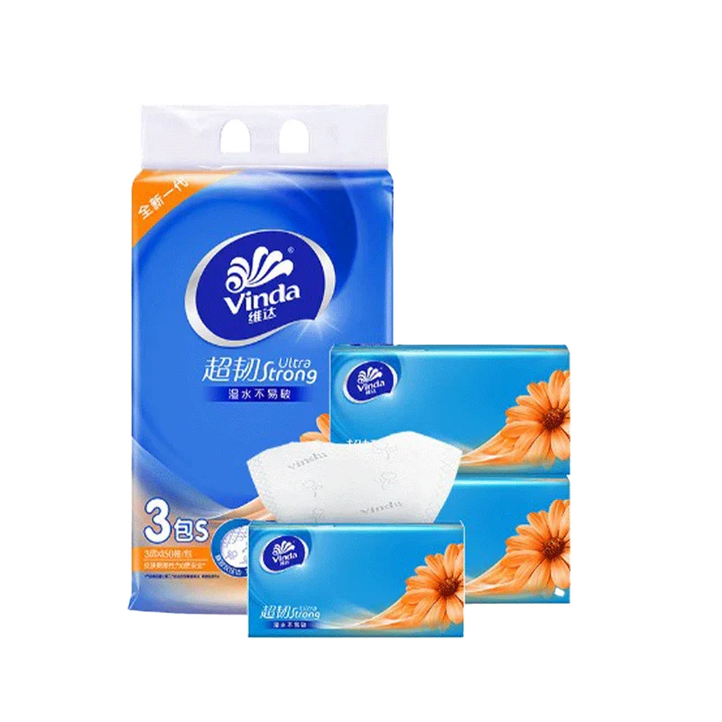 Custom printed tissue packaging film for household paper and facial tissue products