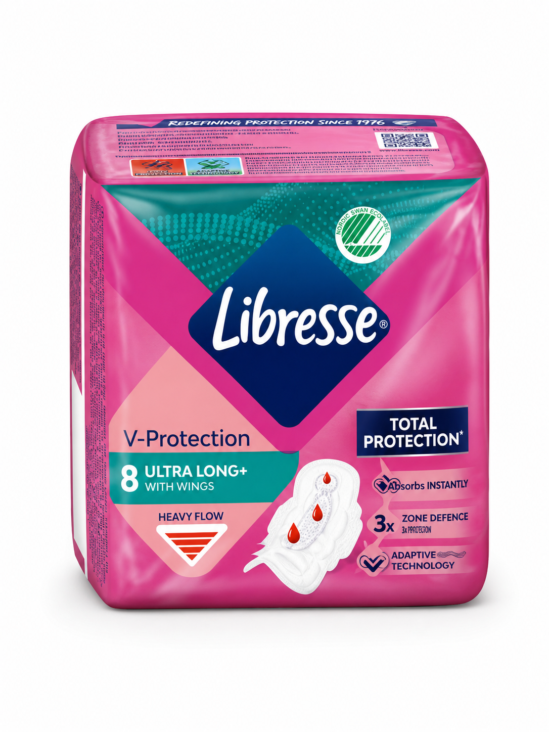 Custom sanitary napkin packaging with printed film and pouch options