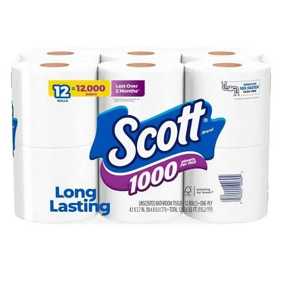 Custom toilet roll packaging for printed retail tissue packs