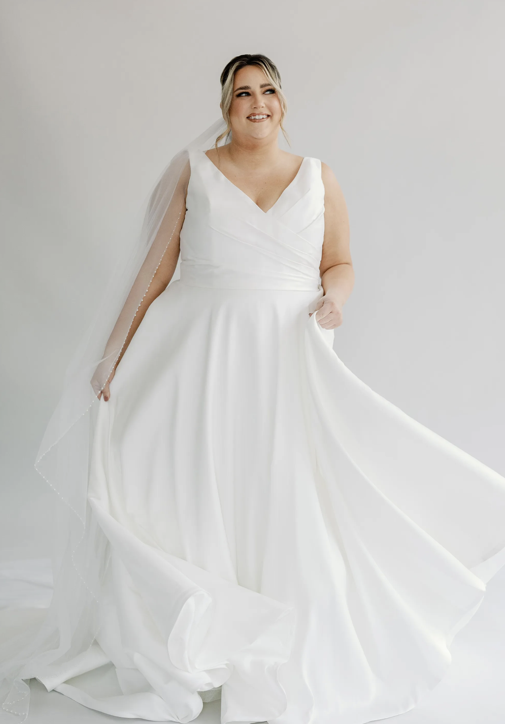 Ball Gown Justin Alexander Plus Size Jane 44080 Size 20 Sample