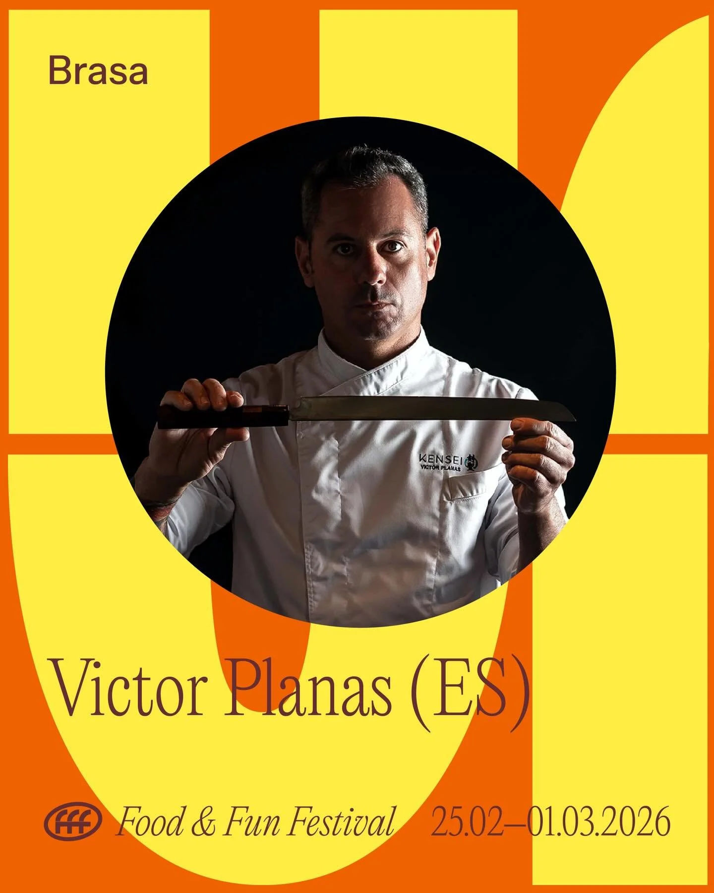 Victor Planas x Brasa &aacute; Food &amp; Fun💛

V&iacute;ctor Planas er yfirkokkur og hugmyndasmi&eth;ur Michelin-vi&eth;urkennda veitingasta&eth;arins Kensei Contemporary Japanese &aacute; Tenerife, me&eth; yfir 22 &aacute;ra reynslu &uacute;r frem