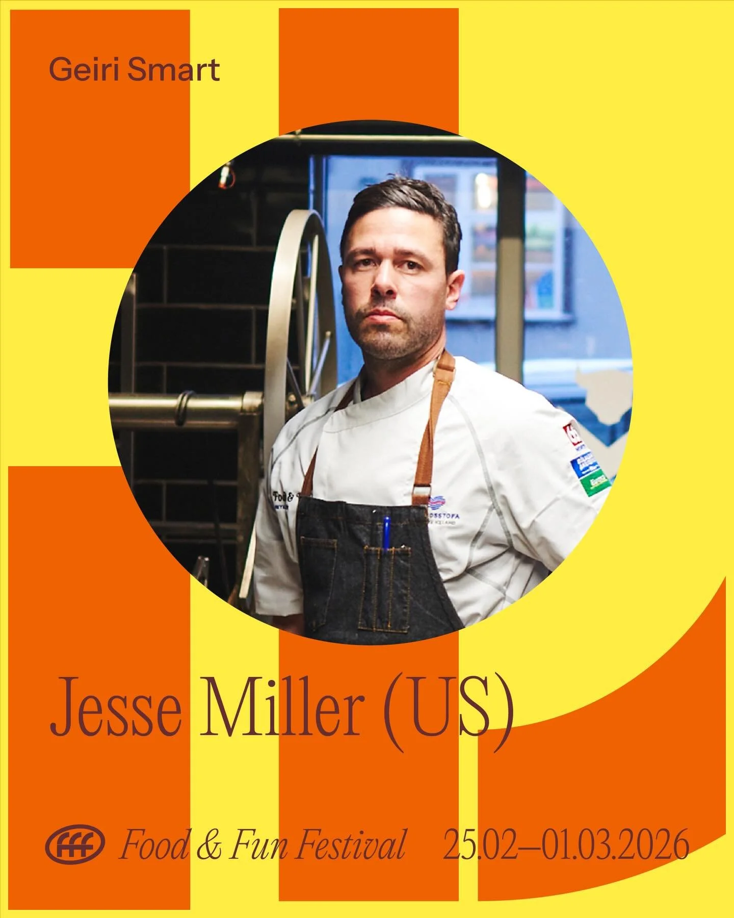 Jesse Miller x Geiri Smart &aacute; Food &amp; Fun💛

Jesse Miller er yfirkokkur &aacute; veitingasta&eth;num Pennyroyal Station &iacute; Mt. Rainier-hverfi Washington D.C. Hann &aacute; r&aelig;tur &iacute; listheiminum og var &aacute; lei&eth; &iac
