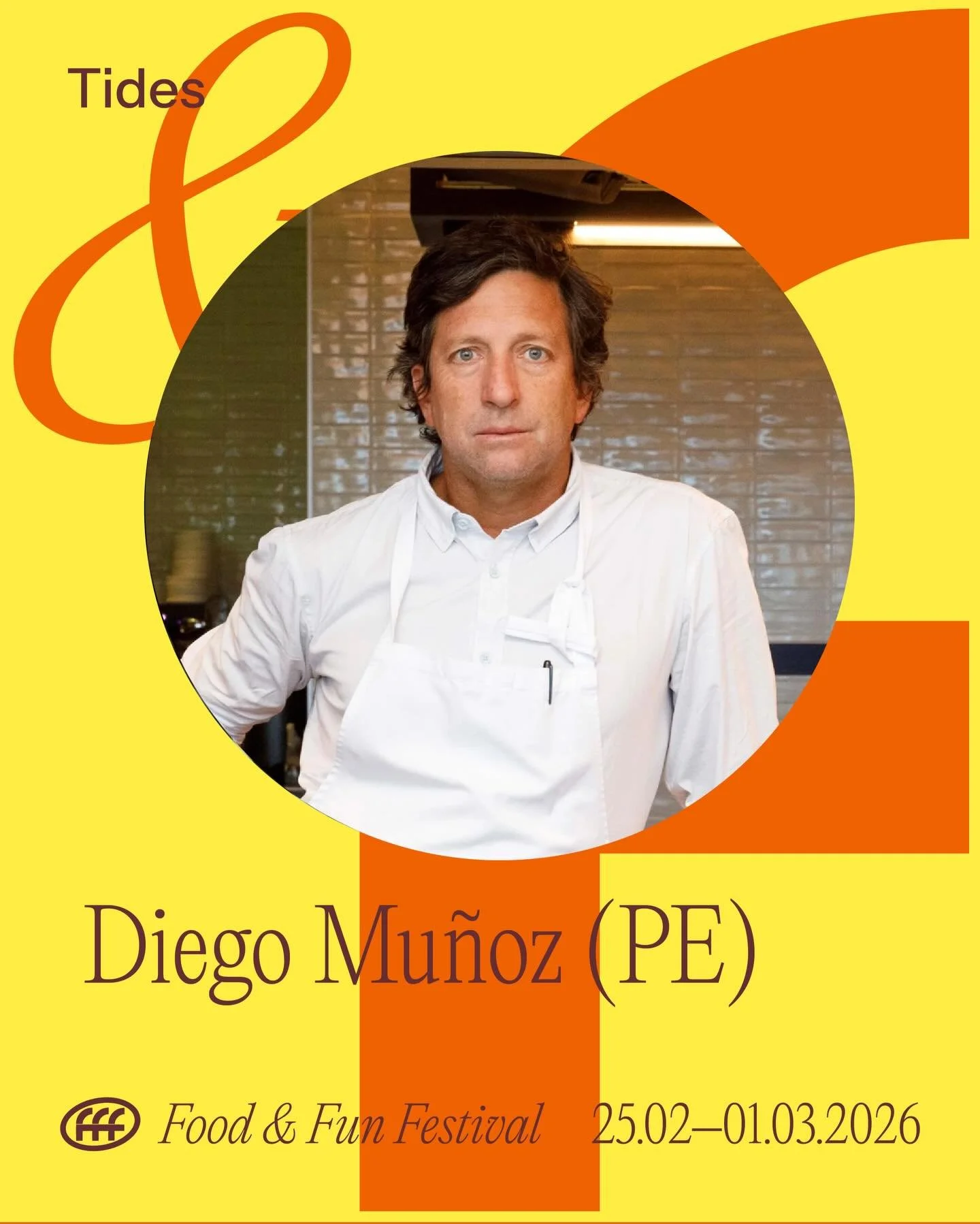 Diego Mu&ntilde;oz x TIDES &aacute; Food &amp; Fun💛

Diego Mu&ntilde;oz ver&eth;ur gestakokkur h&oacute;telsins &aacute; &aacute;rlegri Food and Fun h&aacute;t&iacute;&eth; &Iacute;slands. Diego mun f&aelig;ra me&eth; s&eacute;r per&uacute;skan innb