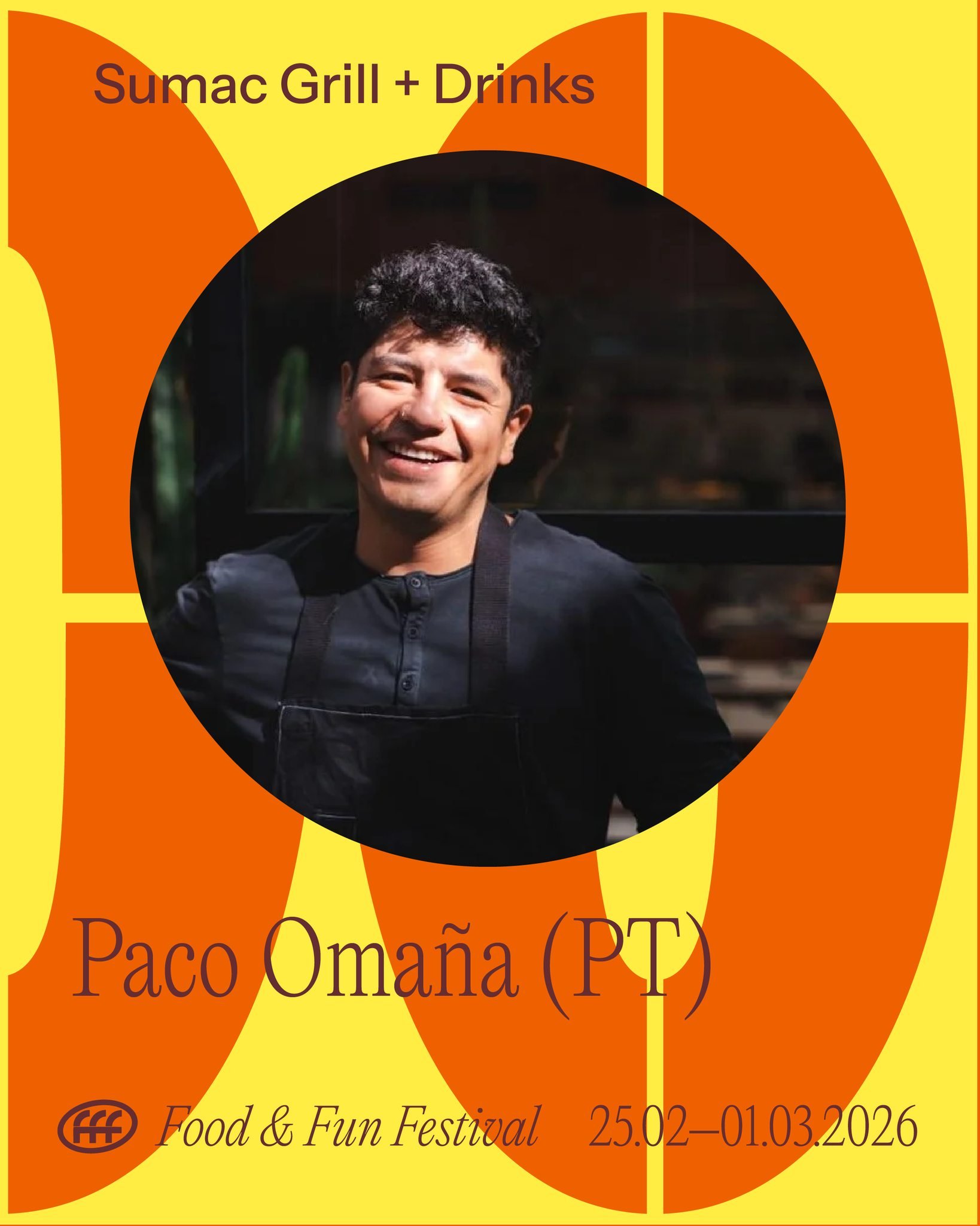 Paco Oma&ntilde;a x Sumac &aacute; Food &amp; Fun💛

Matrei&eth;sluma&eth;urinn Paco Oma&ntilde;a ver&eth;ur gestakokkurinn okkar &aacute; Sumac a&eth; &thorn;essu sinni. Hann er reynslumikill og skapandi kokkur sem hefur m&oacute;ta&eth; sinn einsta