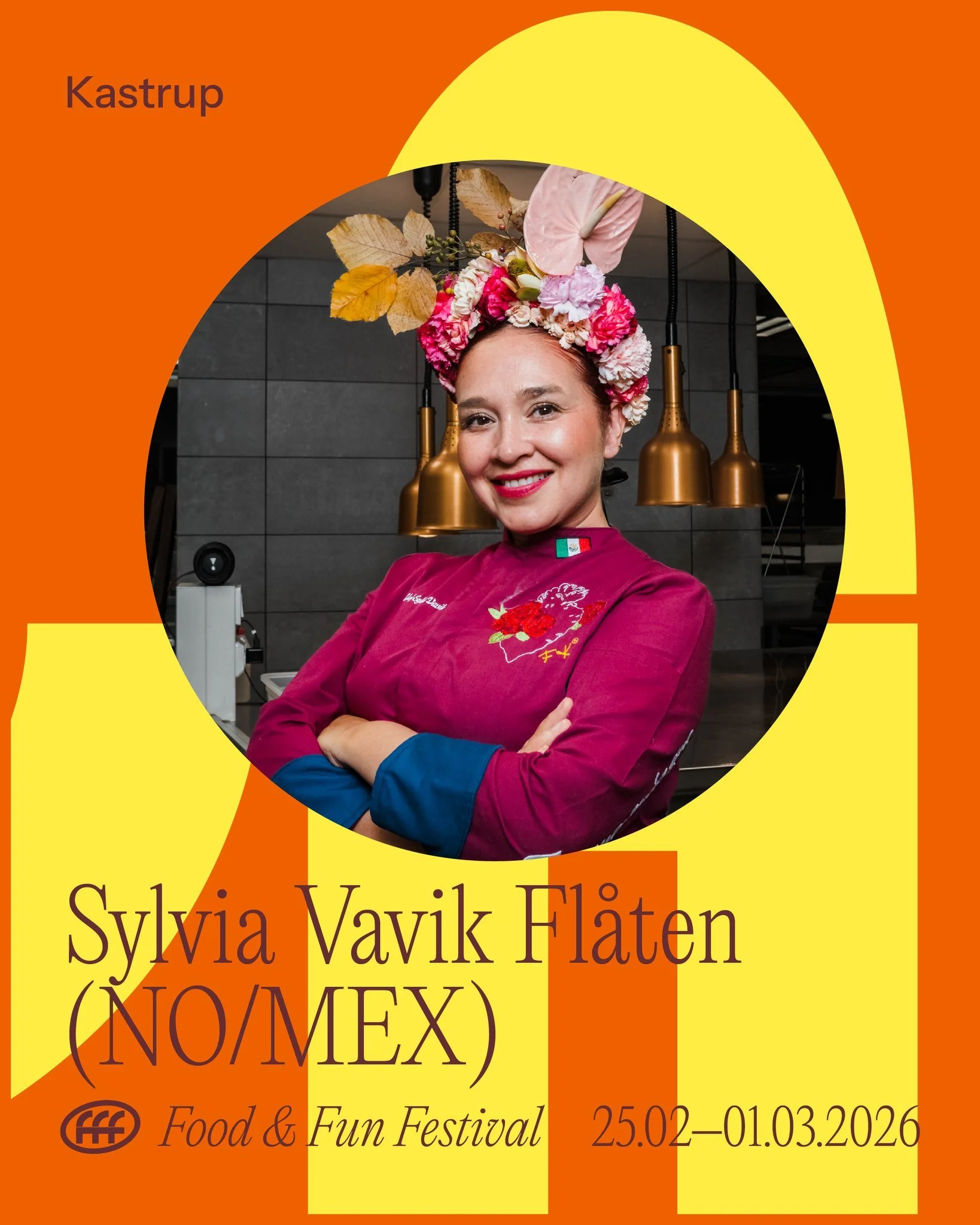 Sylvia Vavik-Fl&aring;ten x Kastrup &aacute; Food &amp; Fun💛

Sylvia Vavik-Fl&aring;ten er mex&iacute;k&oacute;sk-norskur matrei&eth;slumeistari og stofnandi Sylvia&rsquo;s Mexican Kitchen. H&uacute;n hefur yfir 20 &aacute;ra reynslu og s&eacute;rh&