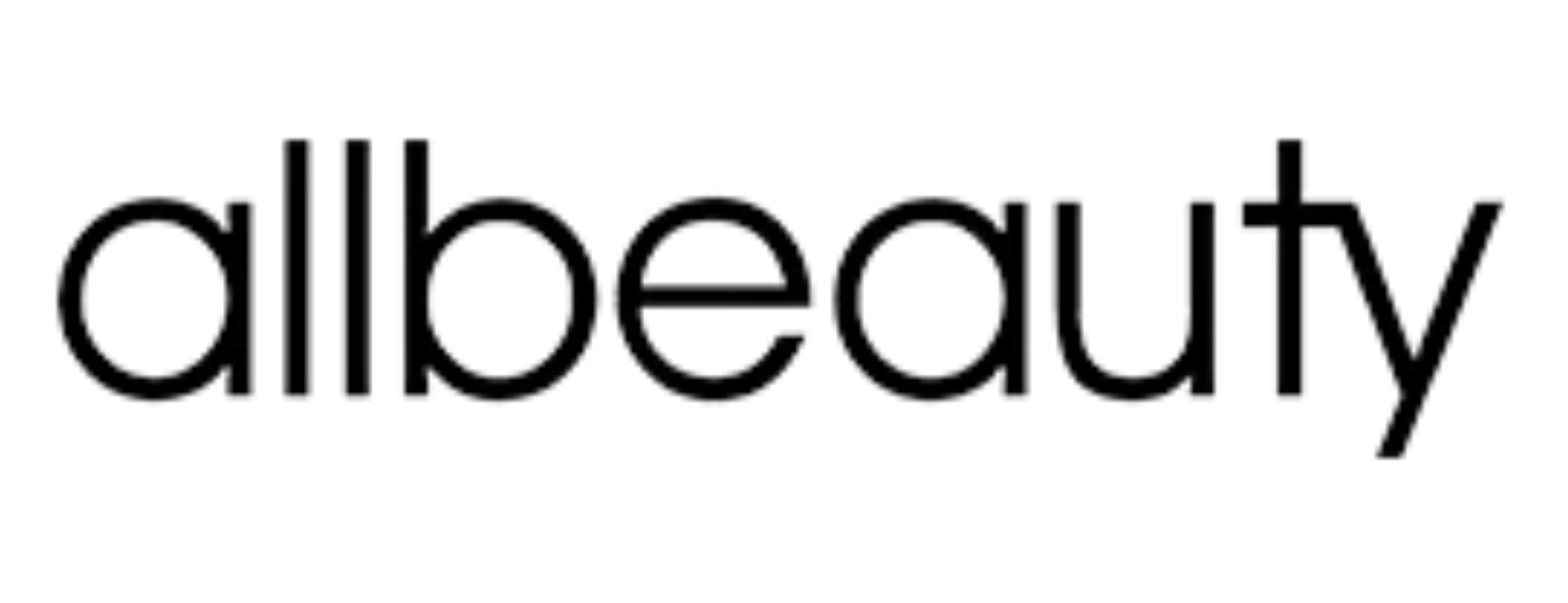 allbeauty logo in black text