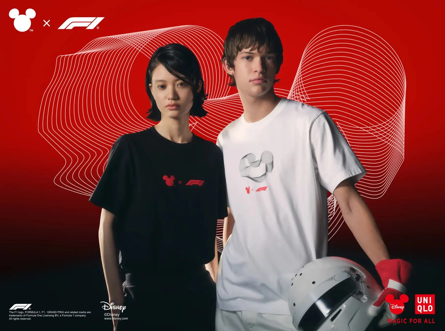 UNIQLO UT x Disney x Formula 1 - Spring 2026