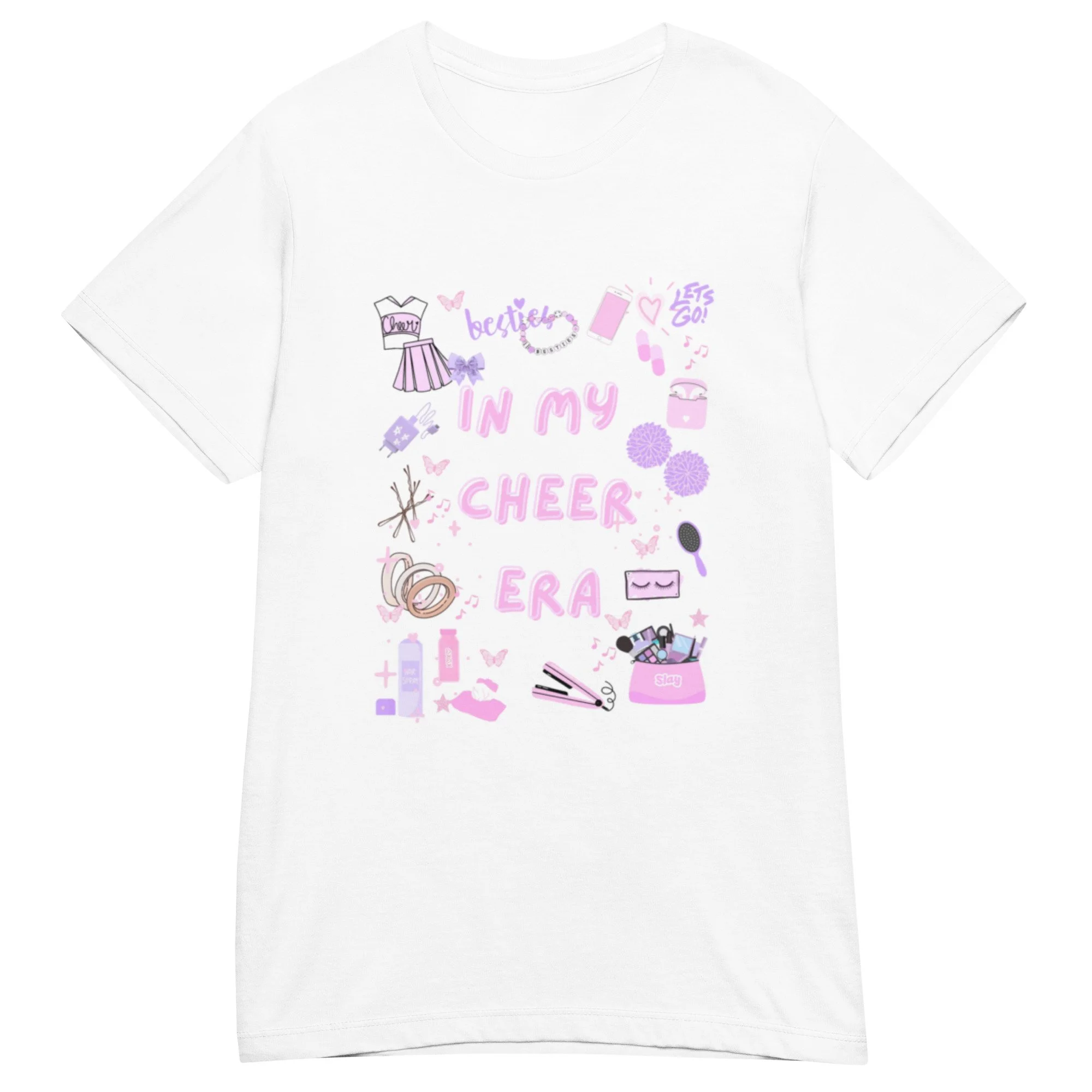 Purple and Pink "In My Cheer Era" Women T-shirt