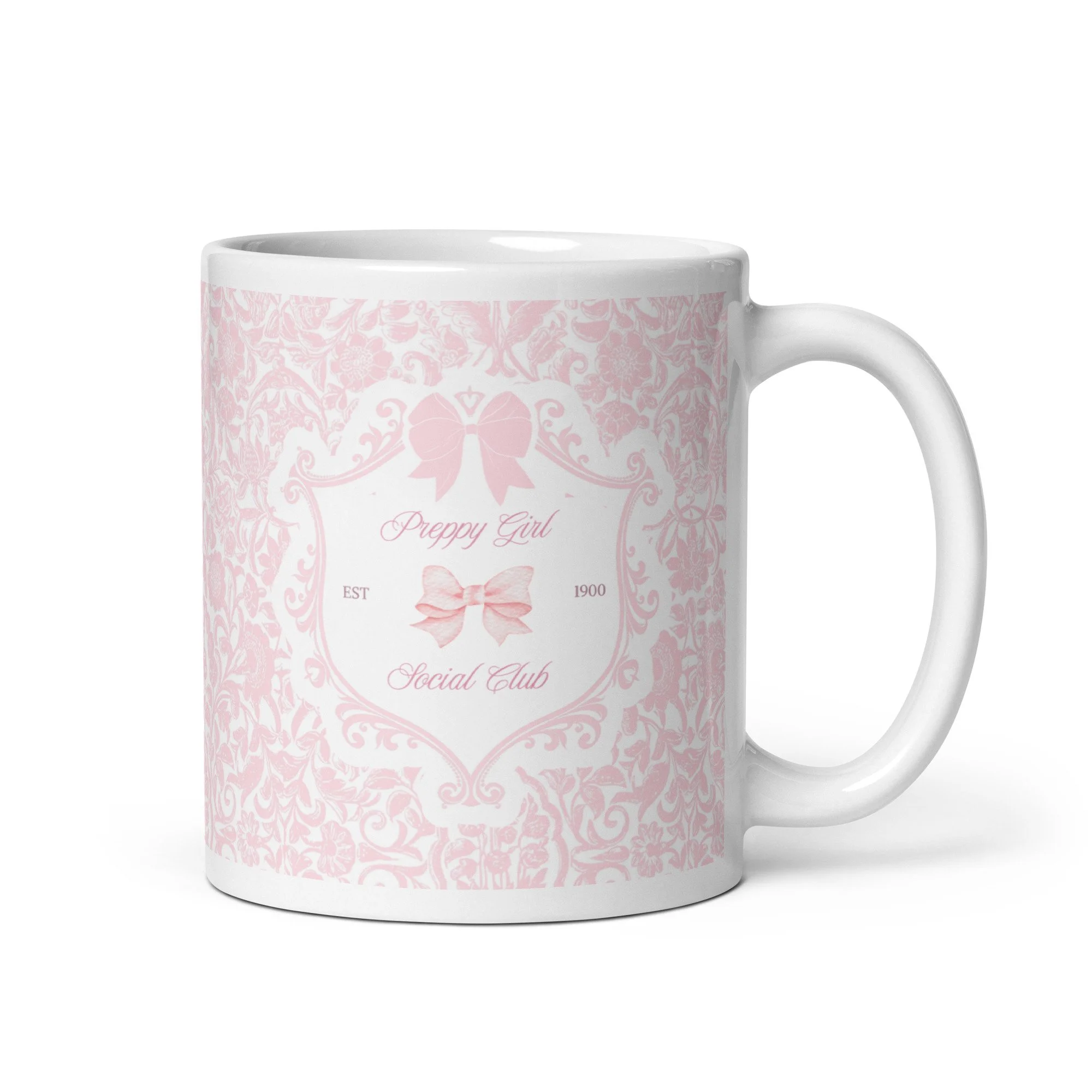 Pink Coquette 'Preppy Girls Social Club' 11 oz Mug