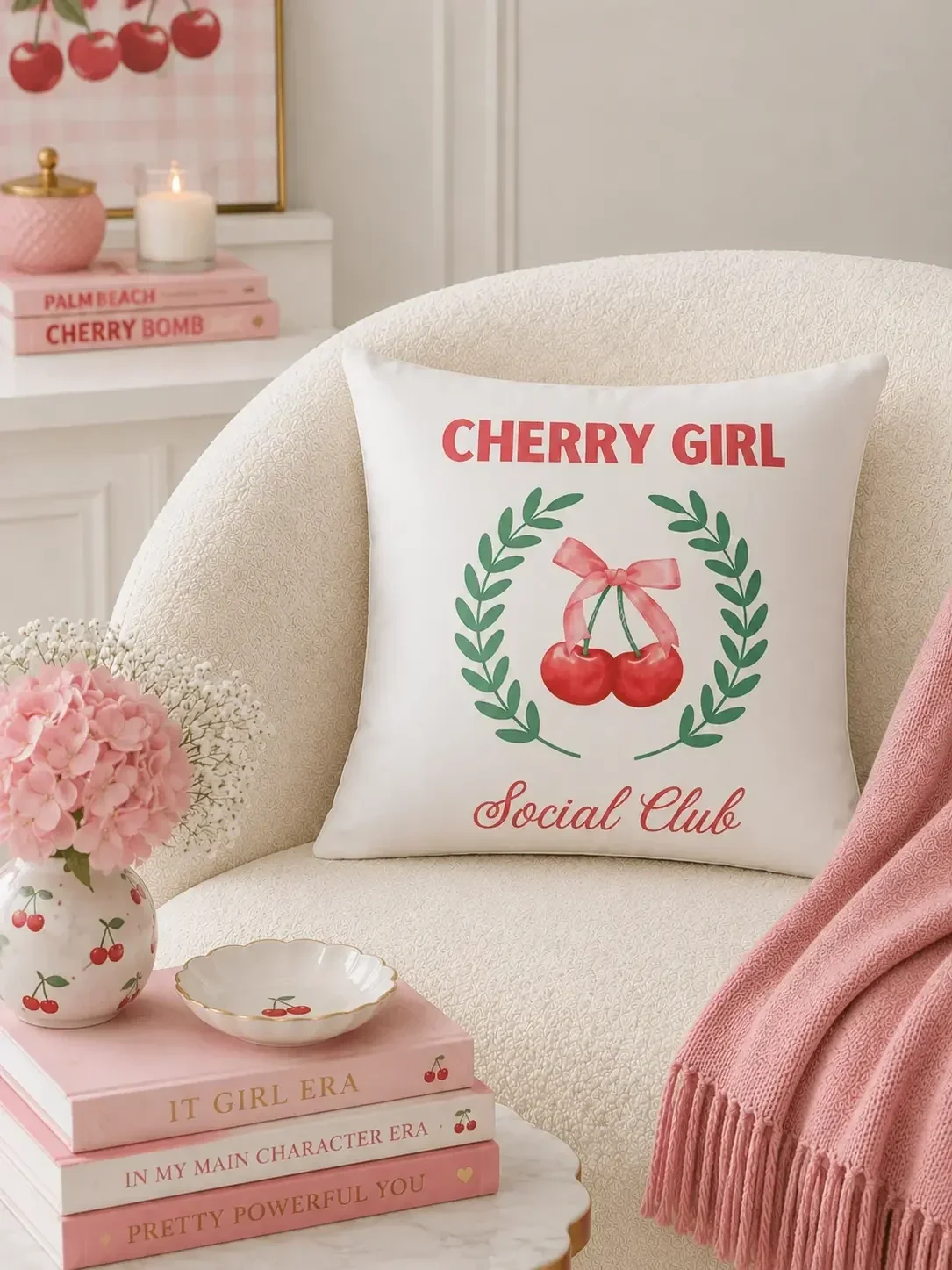 doodles-and-saffron-cherry-girl-social-club-throw-pillow.webp