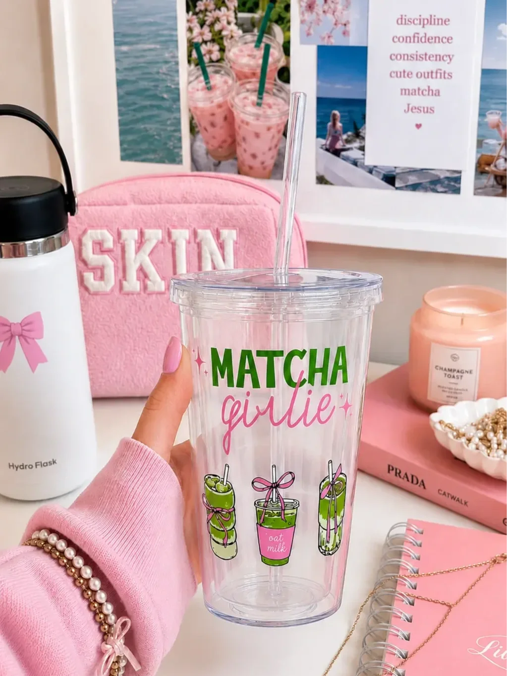 preppy-matcha-girlie-tumbler-cup-pink-desk-setup.webp