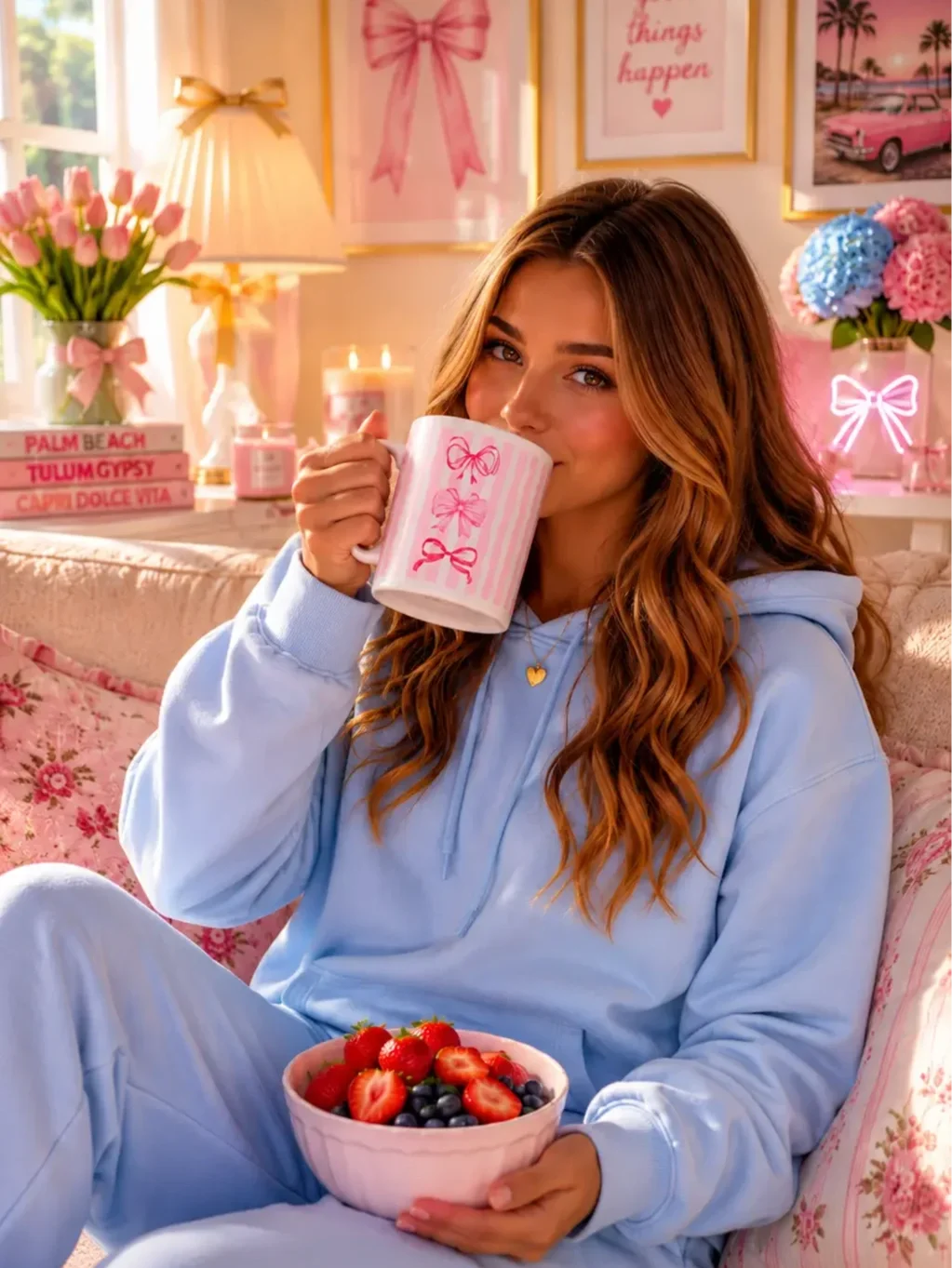 Pink-striped-bow-mug-cozy-lifestyle.webp