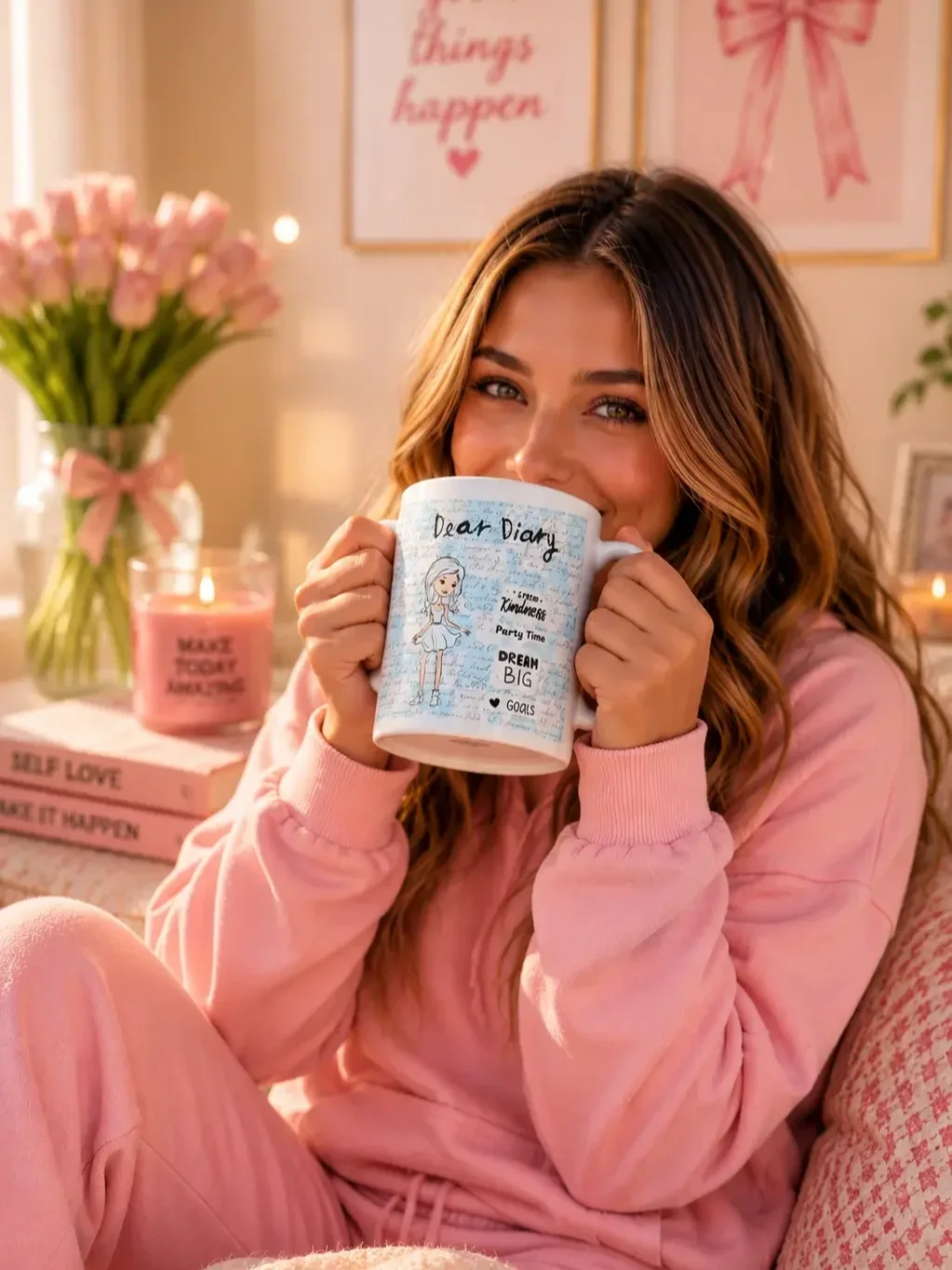 Dear-diary-mug-cozy-lifestyle-pajamas.webp