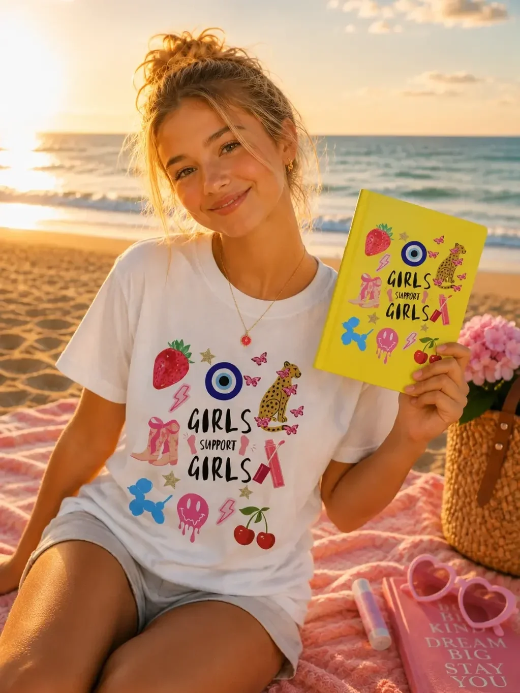 girls-support-girls-graphic-tee-beach-lifestyle.webp
