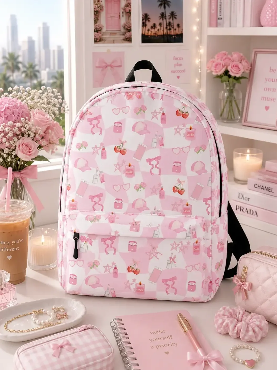 pink-preppy-icon-backpack-aesthetic-desk-setup.webp