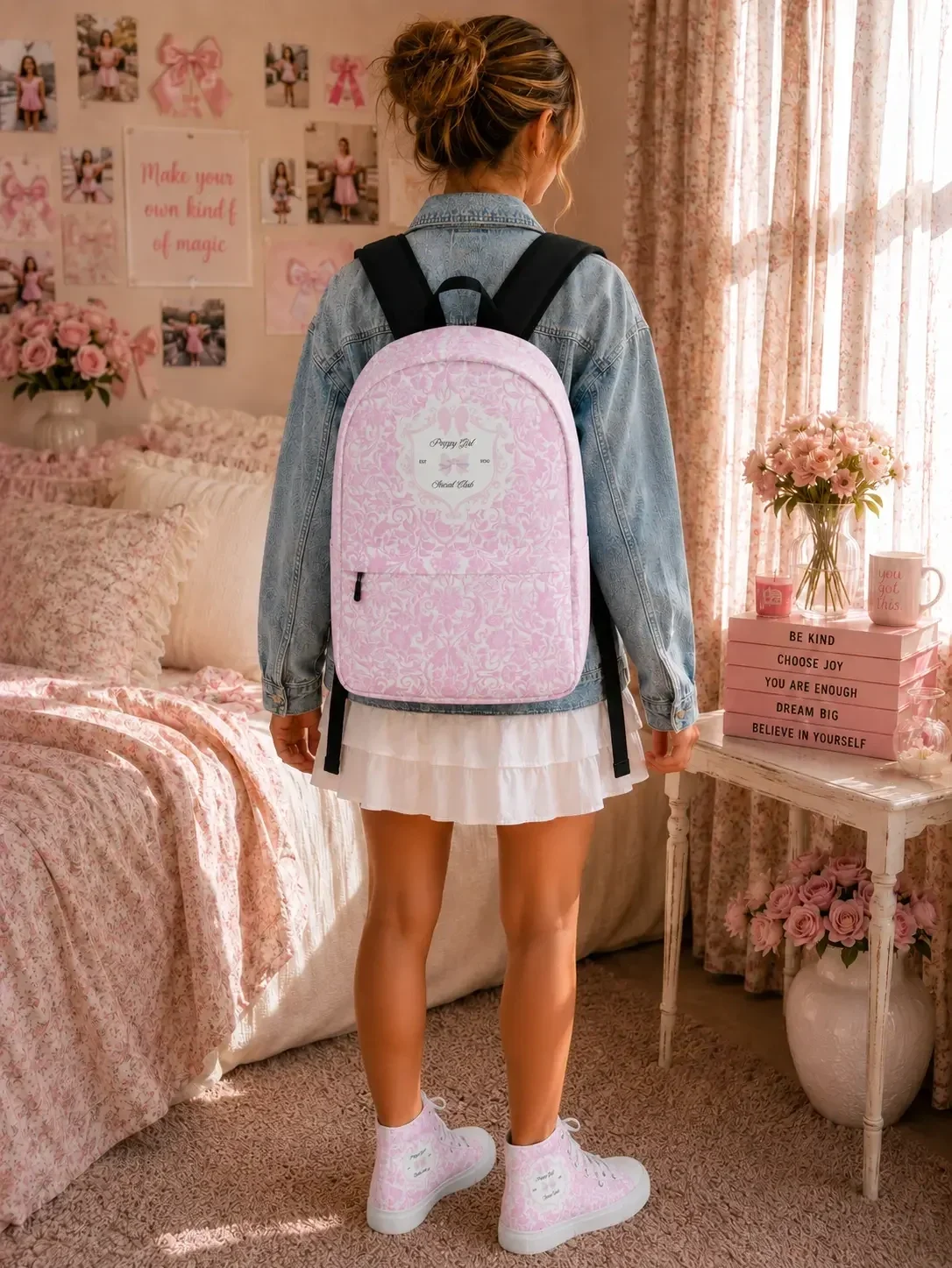 pink-toile-floral-backpack-white-skirt-outfit.webp